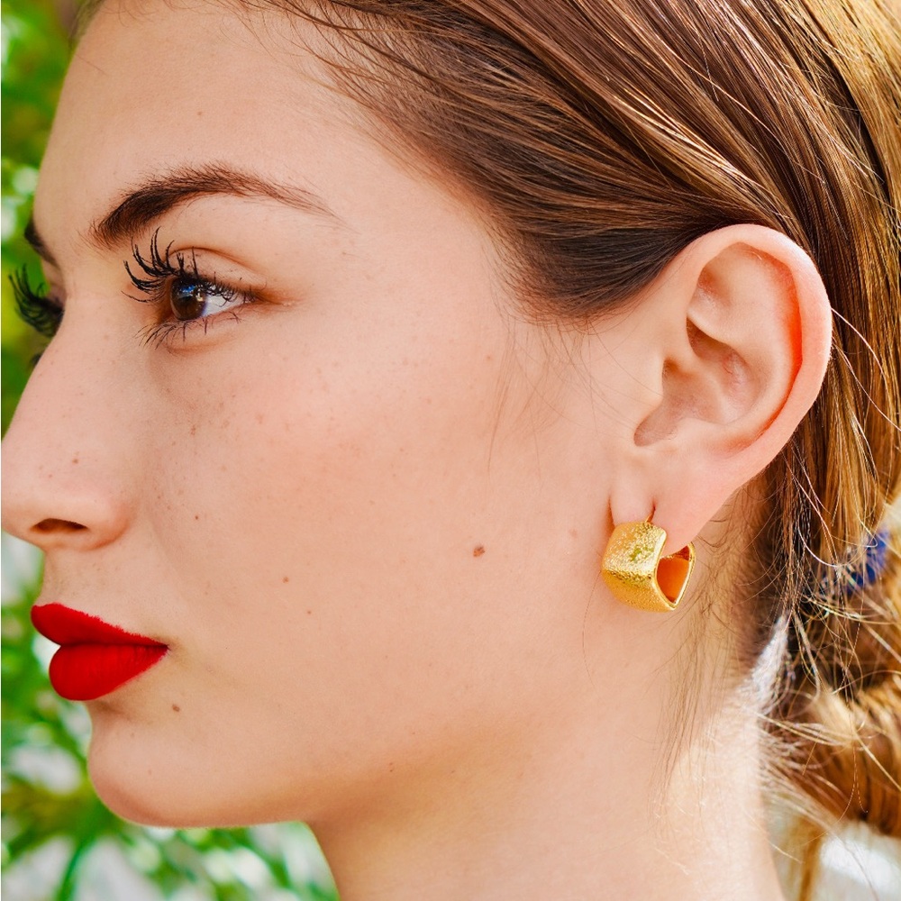 Elegant Gold Hoop Earrings